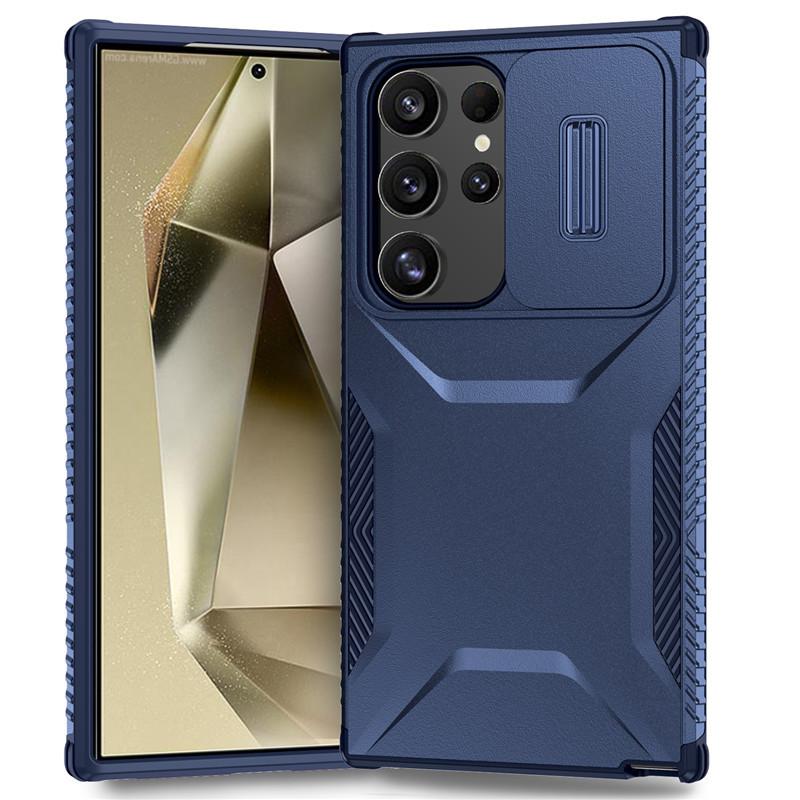 Suitable for Samsung S25 Ultra Harvester Flat Phone Case S23 Sliding Window 2 In 1 Stand Protective Cover