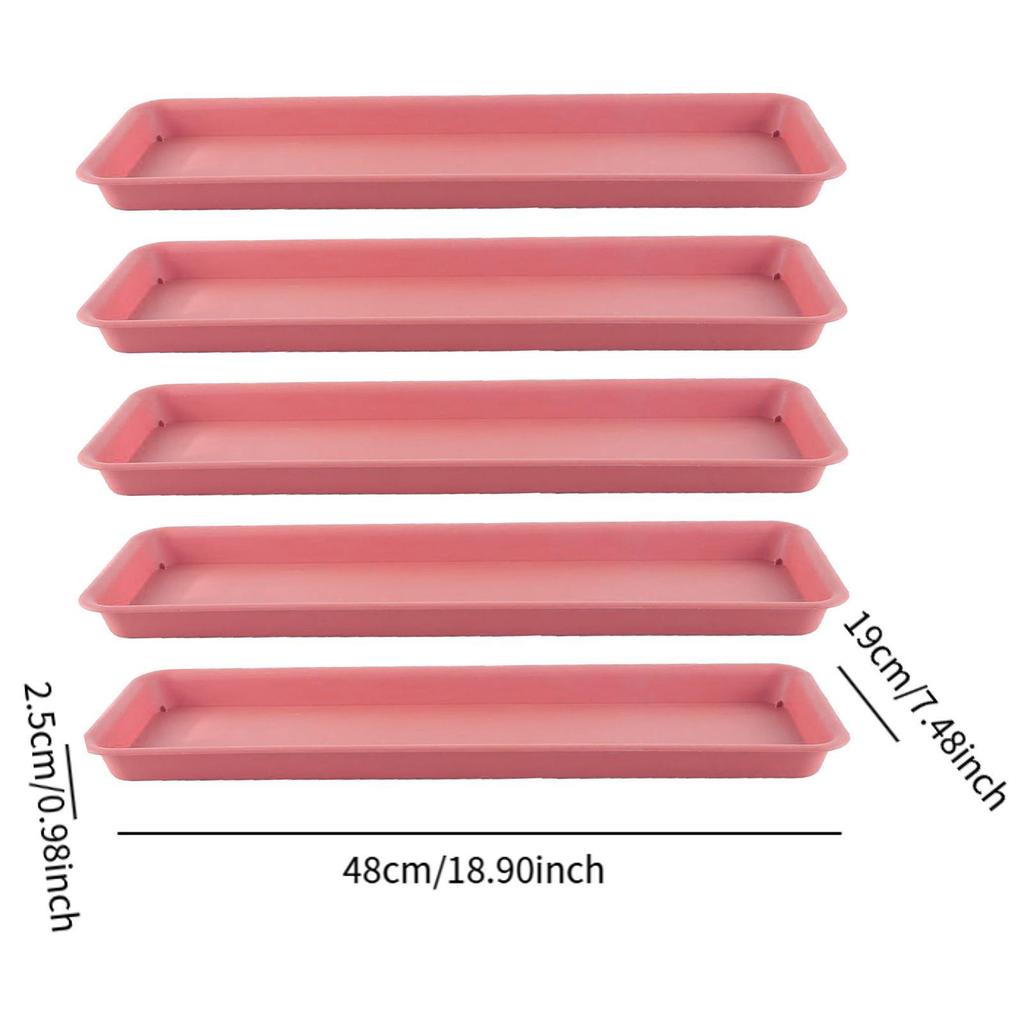 5Pcs Plant Trays, Plant Saucers, Flower Pot Saucers, Flower Pot Drainage Trays for Indoors, Outdoor