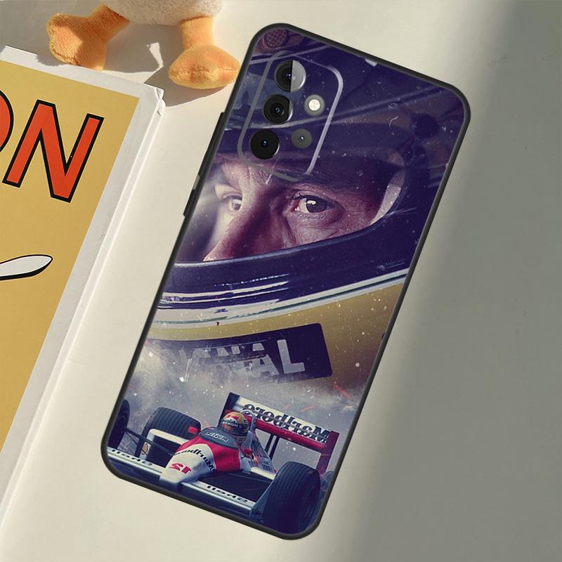 Ayrton Senna F1 Case For Samsung Galaxy A14 A24 A34 A54 A12 A22 A32 A52 A72 A51 A71 A13 A33 A53 A73 Coque