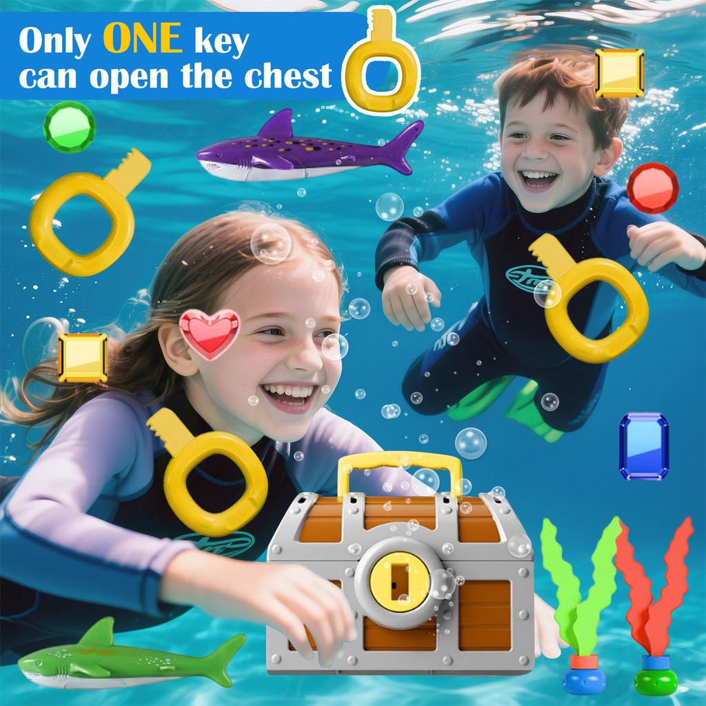Kids Pool Diving Toys Underwater Sinking Swim Toys Set