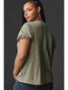 2026 Spring Women's Bubble Sleeve T-Shirt: Short-Sleeve, Solid Color, Round Neck, Skin-Friendly Design.