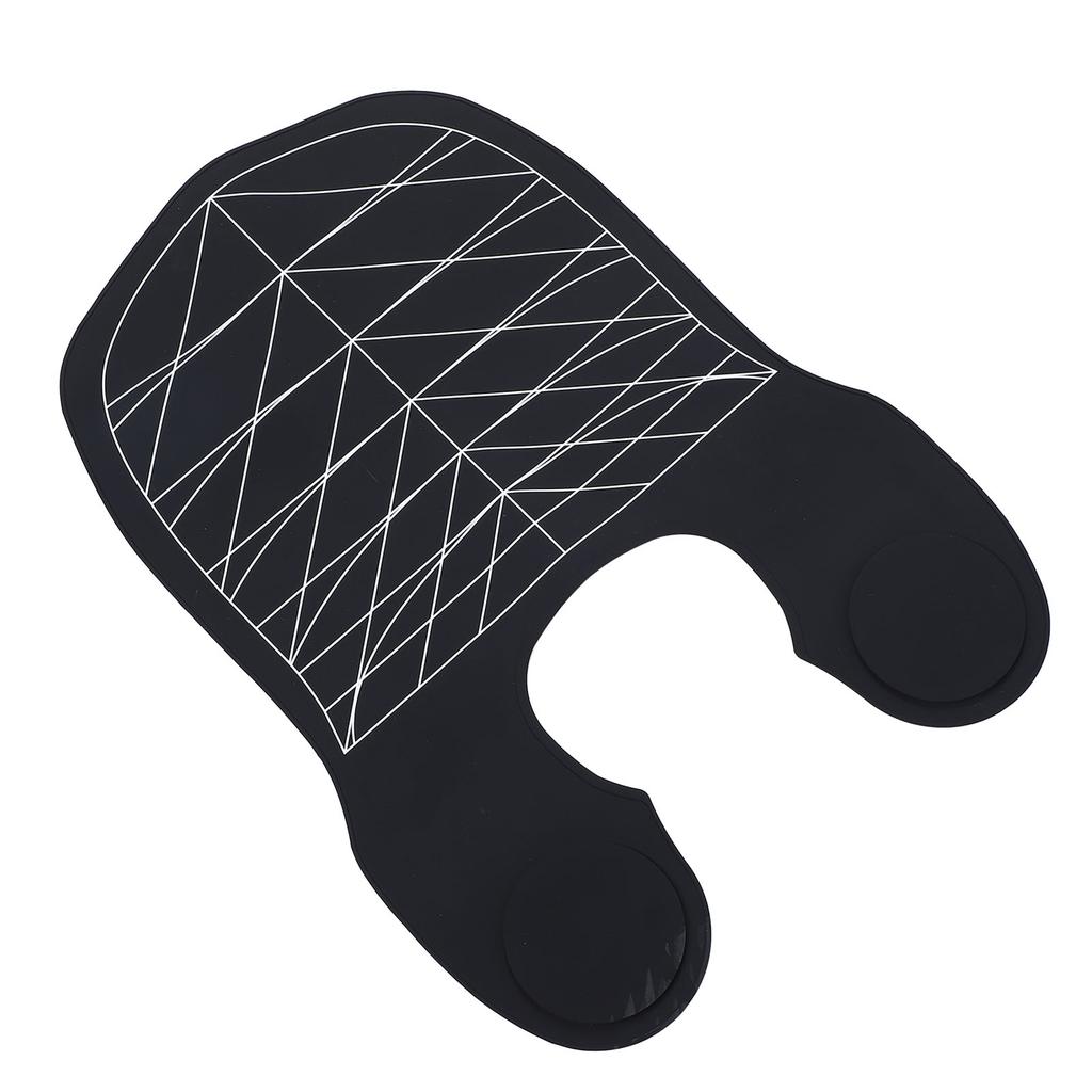 Salon Haarschneidekragen Haarfärbekragen Friseursalon Stylist Schnittumhang für Salon Friseur Haarefärben Schwarz