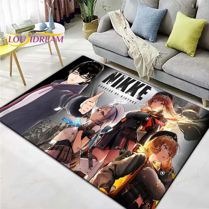 Hot Game Characters Nikke Goddess of Victory Carpet Outdoor Rug Area Rug Non-slip Carpet Bedroom Decor Carpet for Gift