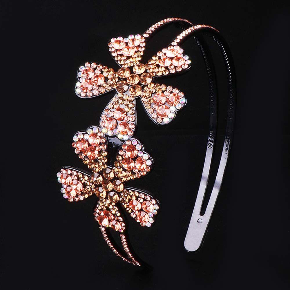 Girl Headband Domand Hair Hoop Korean Hairbands Women Hair Hoop Rhinestone Headband Flower Headband