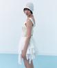 CLO'ET Lace-Trimmed Sleeveless Knit Top + Ivory