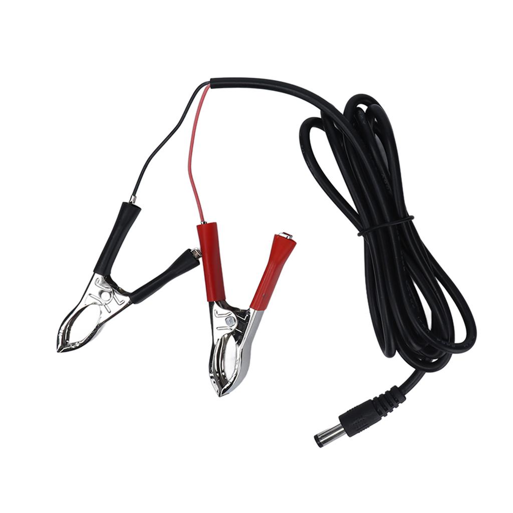 Battery Cable, Adapter Clamp Charging Clip Connector 1.5 Meters 12V 24V with Tuning Fork Buckle, for AWG20 Line Diameter