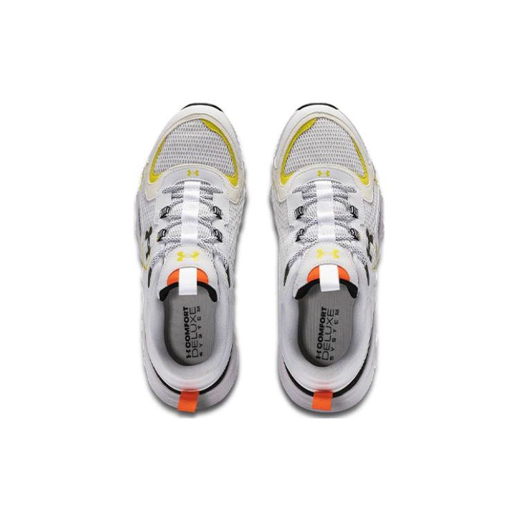 Under Armour Comfortable Minimalist Mid-Top Running Shoes Men Sneakers White Yellow 3028446-100