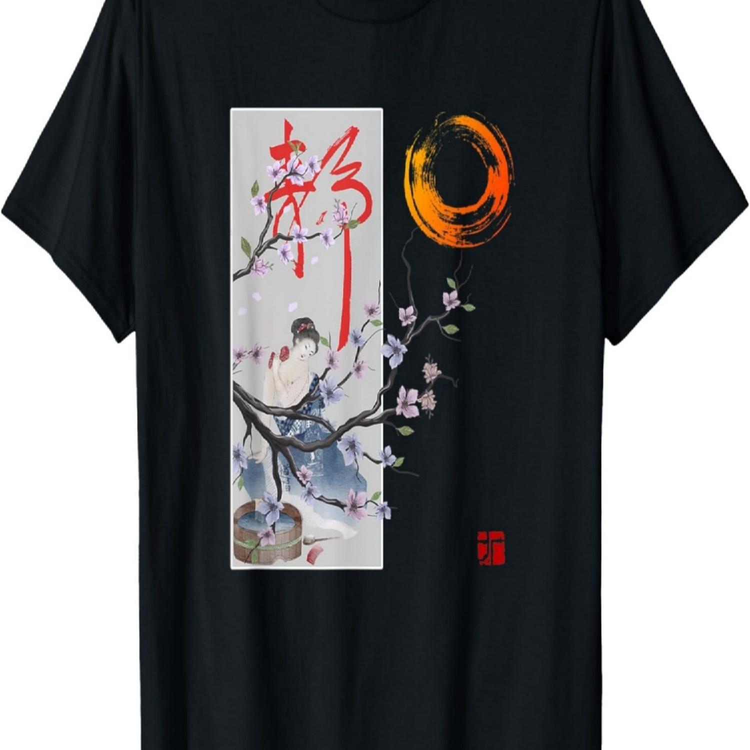 Vintage  Sakura Cherry Blossom T-Shirt(9) S