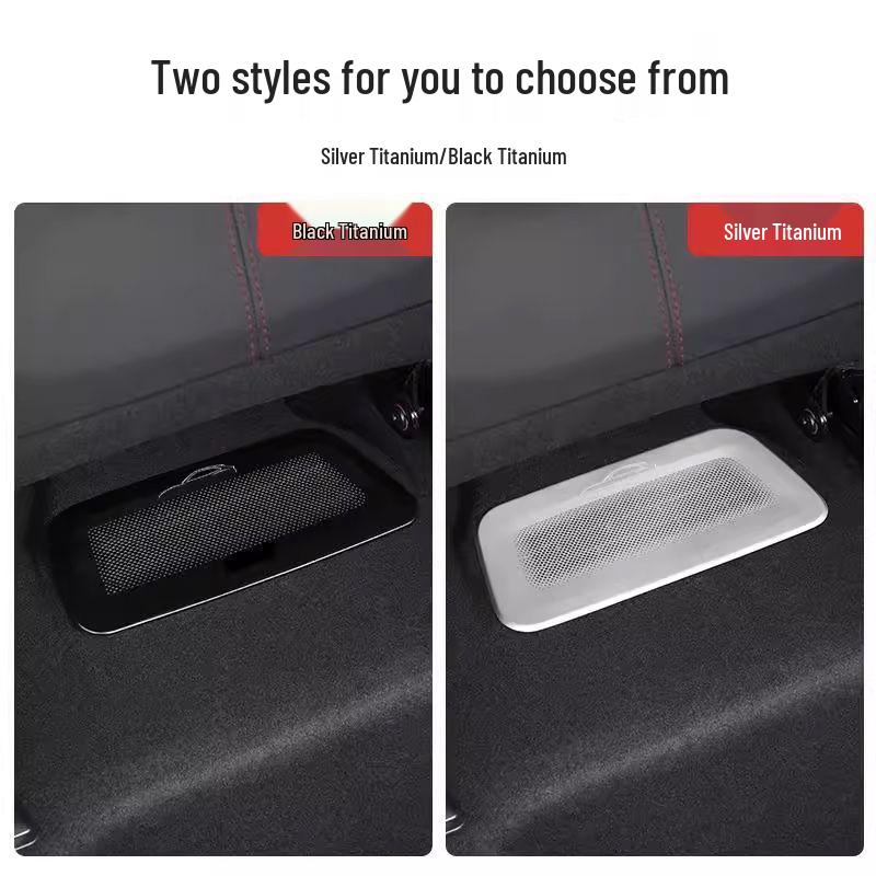 Scratch-Resistant Stainless Steel Under-Seat Air Vent Cover for Xiaomi YU7