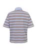 EIDER Ciel Women'S Striped Short Sleeve Polo Shirt_Sky Blue