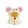 Kawai Orso Autoironico Rilakkuma Vestiti per Bambola di Cotone da 10 cm Set Carino con Mantellina e Cappellino Accessorio per Bambola Mantello Intercambiabile