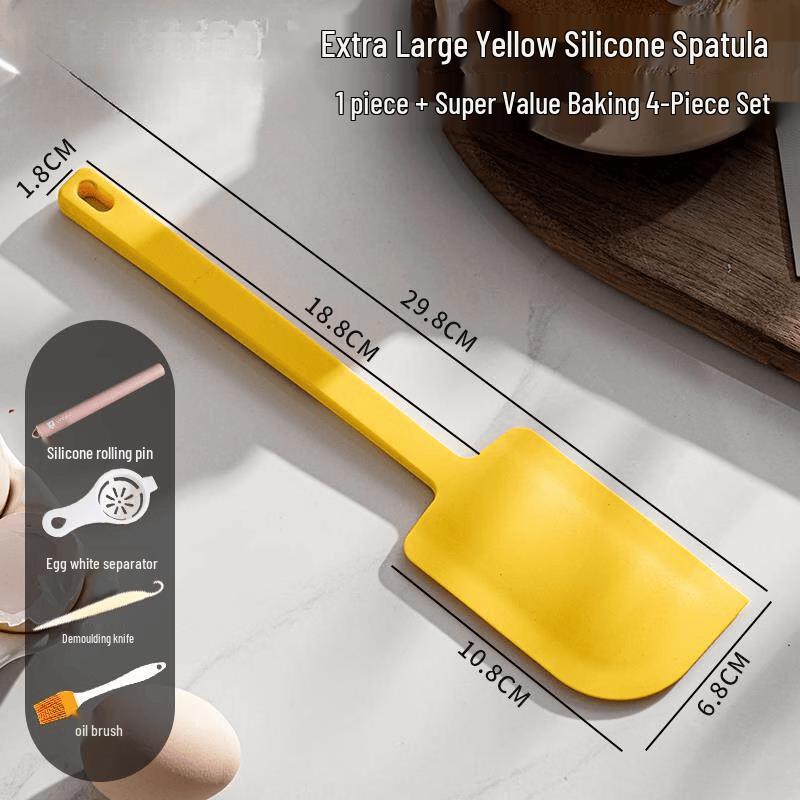 Silicone Spatula and 4-Piece Baking Tool Set