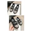 Single Shoe Female 2025 New Casual Bow Student Shoes Large Size