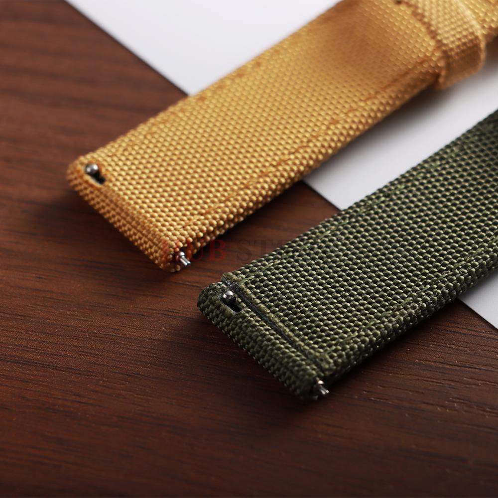 20mm 22mm Waterproof Sailcloth Watch Strap Two-Sided Nylon Watchband Quick Release Sport Wristband Belt for Men Women for Omega