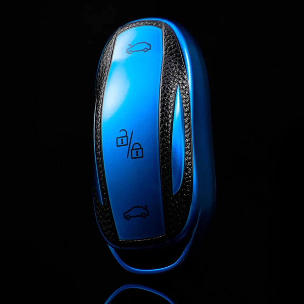 TPU Auto-Smart-Key-Abdeckung, Schlüsselanhänger, für Tesla Modell 3, Modell Y, Modell X, Modell S, Schlüsselschale, Taschenhalter, Schutzzubehör