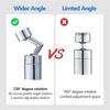 Baterie de bucătărie universală 720° Aerator anti-stropire Robinet de baie Rotativ Pulverizator de economisire a apei Adaptor de extindere a duzei de la robinet
