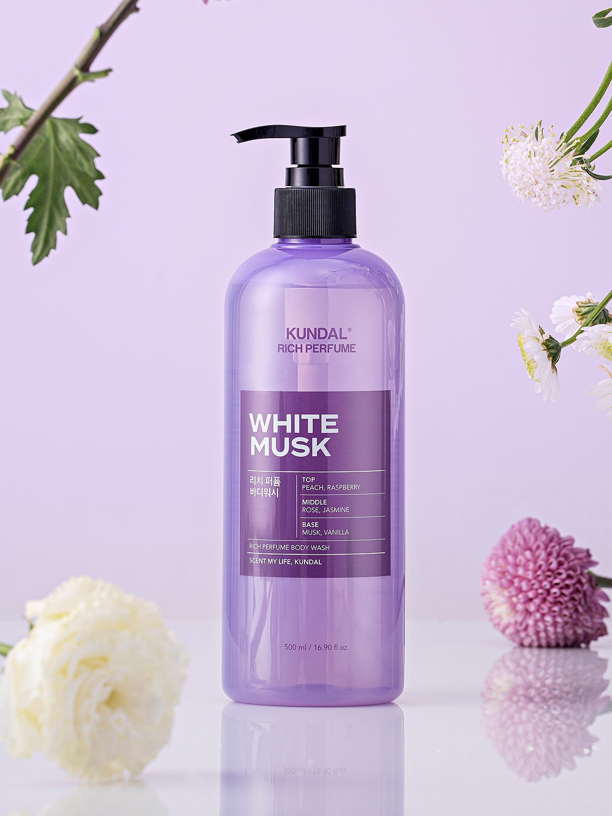 Гель для душа Kundal Rich Perfume 500 мл - Белый мускус 1ea