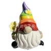 Magic Elf Garden Decoration Faceless Gnome Take Flower Goblin Resin Craft
