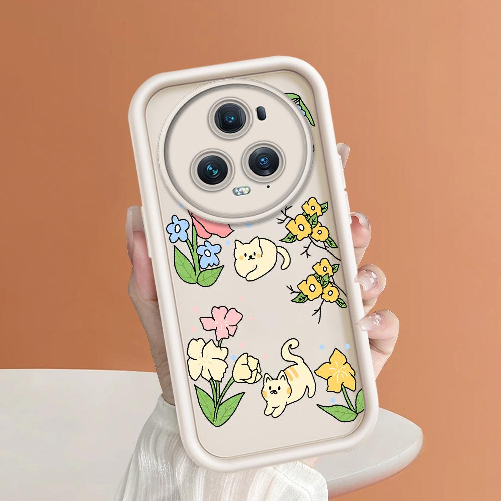 

Мягкий силиконовый квадратный чехол с рисунком лестницы для телефона, полное покрытие, противоударный защитный резиновый чехол для камеры для Huawei Honor Huawei P40 Lite 5G белый