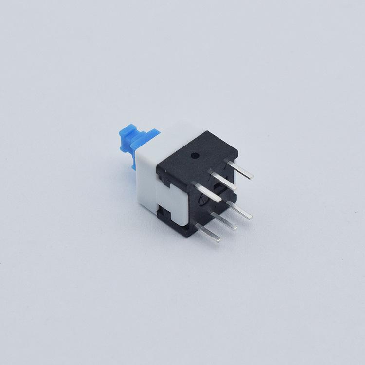 

8x8 Tactile Push Button Switch with Self-Locking and Non-Locking Features