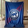 Chicago Cubs Flanell Fleece Decke Gemütlich Warm Überwurfdecke für Sofa Bett Reise Ganzjahresgebrauch