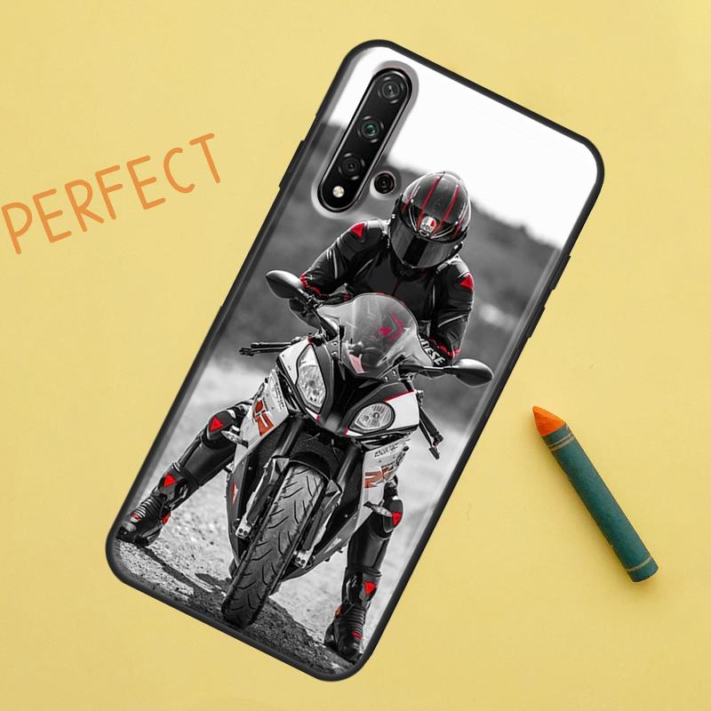 Motorcycle Man For Huawei Nova 10 9 SE 11 Pro 12i 11i 8i Y60 Y70 Y90 Y61 Y91 Y72 Y73 P20 P40 P30 Lite Case