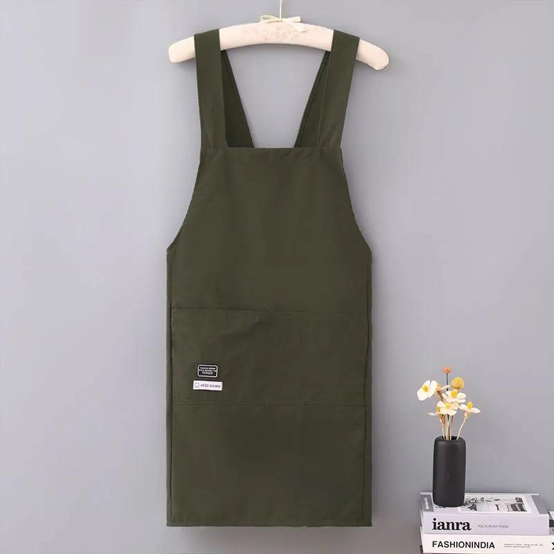 New Long Sleeve Kitchen Apron Waterproof Oil Resistant Cooking Protective Chef Workwear for Cooking Baking BBQ Restaurant