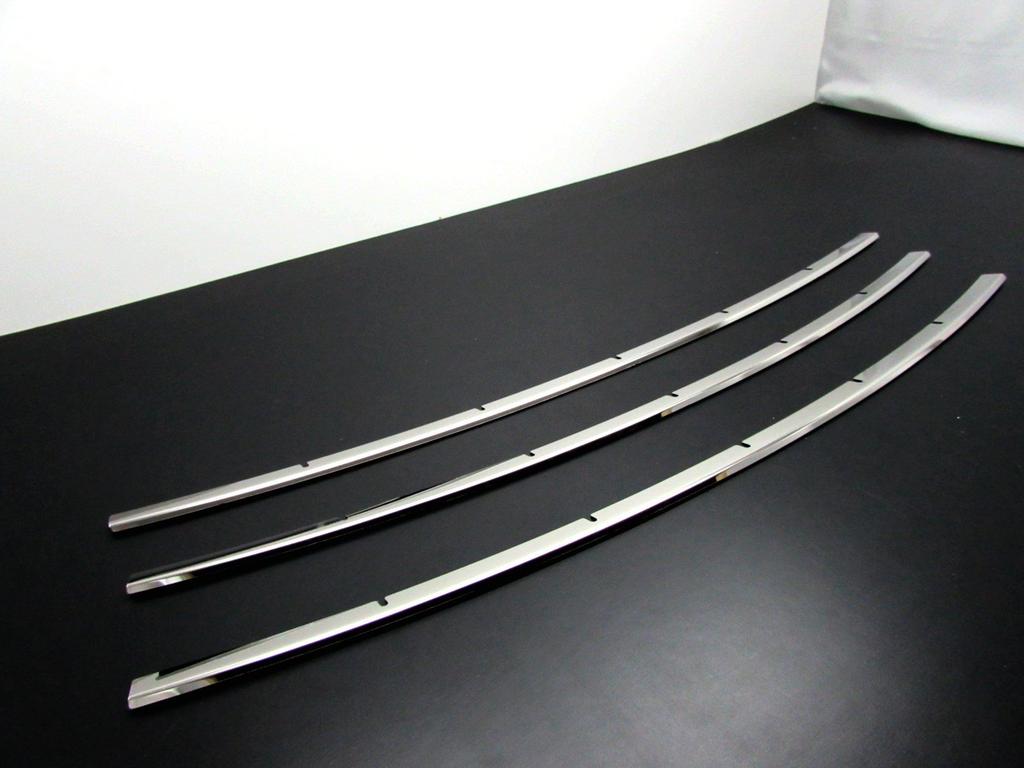 BRIGHTZ Finish Stainless Steel Type for Late Model and USF45 USF LS 460 Ultra-Mirror Under-Grille Mould, 3-Piece, B, LS460, USF40, (FBUM-MOL-045) F40,