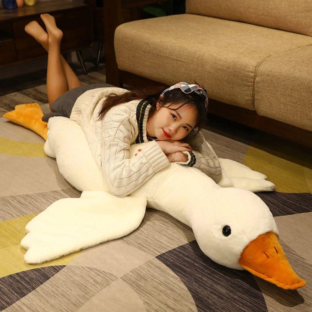 Goose Pillow Sleep Pillow Goose Plush Toys Goose Stuffed Toys Goose Plush Doll Lying Duck Plush