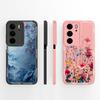 For Realme C75 C75X C73 C71 Case Painted Flowers Soft Liquid Silicone Back Cover For Realme C 75 Full Protection Phone Bumper