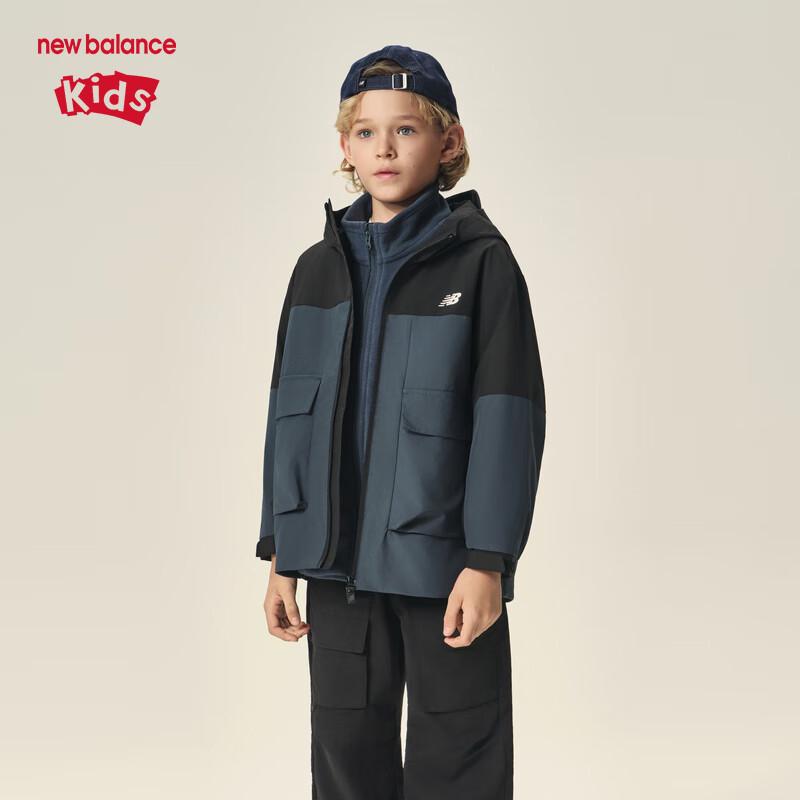 New Balance Kids' 2025 Water-Repellent Fleece Jacket Two-Piece Set ND7AF4Z013