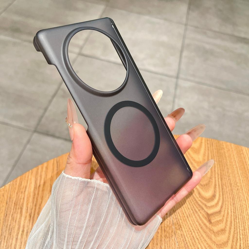 Suitable for vivoxfold1 ice mist double central axis magnetic attraction without nameplate fashionable mobile phone case XFold1Pro protective case