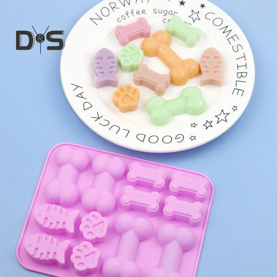 Moules En Silicone 6 Cavités Forme Animaux - Pour Résine, Savon, Chocolat, Fondant, Résistant -20°C à 220°C