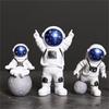 3pcs/set Astronaut Model Nordic Style Car Decorations Figure Statue Spaceman Desktop Decor Kids Birthday Gifts Home Decoration