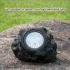  Stone Shape LED Light Solar Power Garden Lamp Imitation Stone  Lawn Decorations with Built-in LED Light for Garden and Courtyard 
