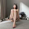 Fishnet Mesh Bodysuit Lingerie Femme Sexy Crotchless Garter Belt Women Hosiery Body Stocking Sexy Hollow Out Bodystocking