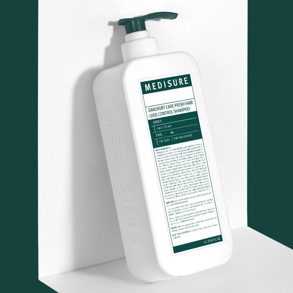 Medisure Dandruff Care Fresh Hair Loss Shampoo, 1L, 2 Ea.