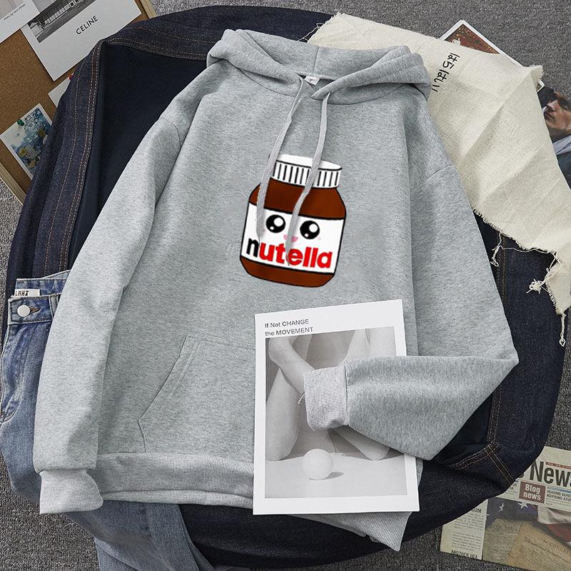 winter Nutella little face Hoodie Print Hoody Men Women Unisex BASIC Sweatshirts Fashion Cartoon Printing Hoodies streetwear