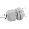 38 Pcs Outdoor Cable Gland Joints Waterproof Cable Connector Plastic  Cable Grommets NPT Type Cable Fitting Easy Install