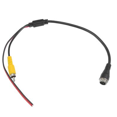Adaptér autokamery 4pinový na RCA adaptér M12 4pinový samec na
