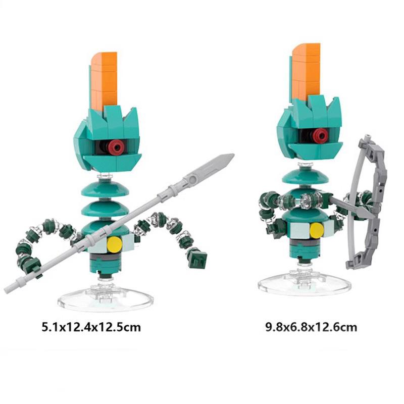 Compatible With Building Blocks MOC Kingdom Tears Troops Golem Figures, Assembled Building Blocks, Children's Educational Toys