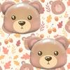 6-Pack of Bear Head Balloons, Bear Head Foil Balloons, Suitable for Birthday Parties, Themed Parties, and Friend Gatherings Decoration