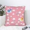Winnie the Pooh  Pink Flying Kite Days Square Pillow Case  Cushion Cover Awesome Zipper Throw Pillow Case Cover for Home 18"