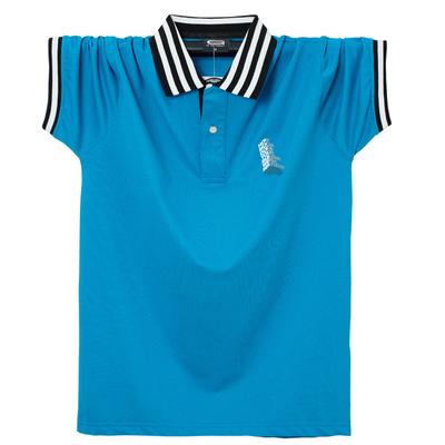 Polo da uomo d'affari T-shirt a maniche corte traspirante e allentata alla moda