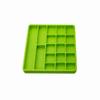 Durable Plastic 3D Printed Tray Smooth Surface Sturdy Structure Electronic Parts Tray Multiple Compartments Compact Size