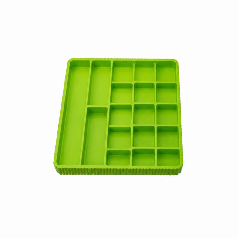 Smooth Surface Electronic Parts Tray Durable Plastic Multifunctional Tray  Electronic Maintenance зелёный