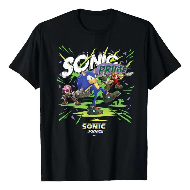 Camiseta Sonic The Hedgehog, Sonic Prime - Boscage Maze Trio S