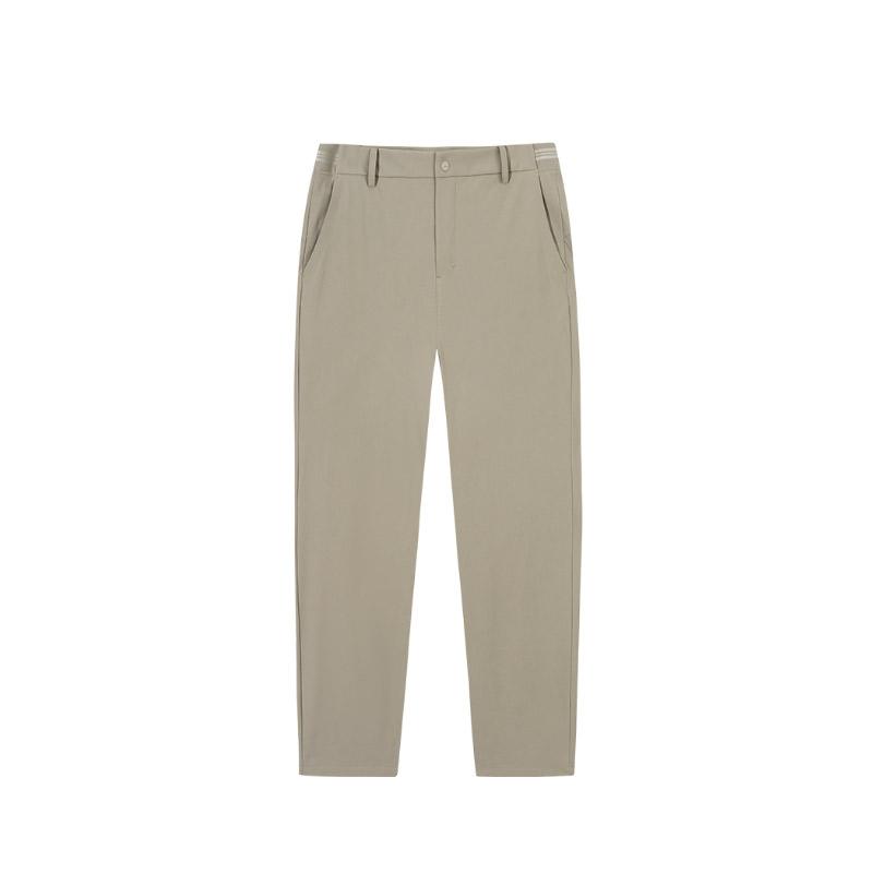 

Anta Удобные Простые Повседневные Универсальные Однотонные Приталенные Прямые Брюки на молнии Спортивные штаны Мужские брюки Темно-серый 152527527-1 L