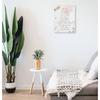 WODMIS Affirmation Wall Decor,I Am Kind Smart Brave pirational Framed Canvas Wall Art Decor 11×14,Watercolor Wall Decoration for Office Girls Room