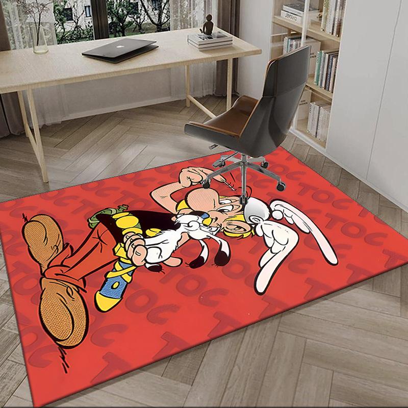 Asterix Friends  Carpet, Kitchen Rugs, Yoga Mat, Non-Slip Mats, Rug for Bathroom, Living Room Bedroom, Camping Rugs Christmas Gift